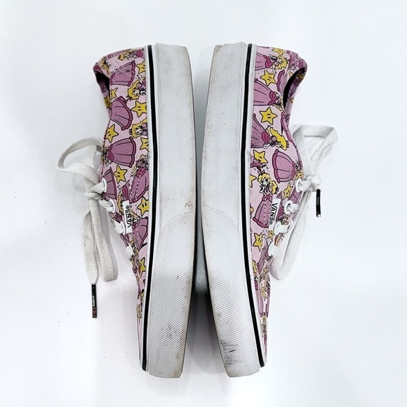 VANS x Nintendo Authentic Princess Peach Sneakers Women Size 5 - Picture 5 of 12